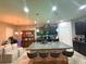 Modern kitchen with a large island, granite countertops, and pendant lighting at 5243 Cantbury Way, Atlanta, GA 30349