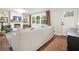 Bright living room featuring a fireplace, large windows, and comfortable seating at 2449 Fraser Rd, Marietta, GA 30066