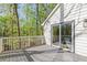 Outdoor deck with sliding door and natural outdoor view at 330 Spring Lake Ter, Roswell, GA 30076