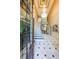 Grand foyer with marble flooring, a curved staircase, and a decorative chandelier at 3915 Merriweather Woods, Johns Creek, GA 30022