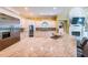 Gourmet kitchen features stainless steel appliances, custom cabinetry, granite countertops, and a kitchen island at 3915 Merriweather Woods, Johns Creek, GA 30022