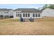 Spacious backyard offers a fire pit and seating for outdoor enjoyment at 4470 Madison Hall Dr, Cumming, GA 30028