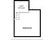 Floorplan of the upper loft bedroom and its dimensions at 2470 Woodmere Dr, Marietta, GA 30068