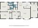 Detailed floor plan of the home showcasing the layout of rooms and living spaces at 2804 Carolyn Se Dr, Smyrna, GA 30080