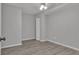 Empty bedroom featuring durable flooring and neutral paint at 818 Prada Ct, Lawrenceville, GA 30043
