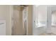 Bathroom with a glass-enclosed shower and separate soaking tub for relaxation at 121 Dunleith Sw Pkwy, Marietta, GA 30008