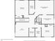 Second-floor floor plan showcasing bedrooms, bathrooms, closets, and a loft space at 3765 Clear Lake Nw Way, Acworth, GA 30101