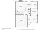 First-floor floor plan of the home layout including a garage, living room, kitchen, and Gathering room at 3765 Clear Lake Nw Way, Acworth, GA 30101