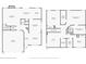Complete floor plans for both the first and second stories of the home at 3765 Clear Lake Nw Way, Acworth, GA 30101