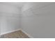 This closet has wall to wall white wire shelving and is ready for you to make it your own at 8335 Village Pl, Suwanee, GA 30024