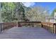 A lovely wooden deck offering great outdoor living space and a scenic view of the backyard at 2822 Savannah Walk Cv, Suwanee, GA 30024