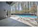 Private backyard with a refreshing in-ground pool and a spacious patio area for outdoor enjoyment at 3011 Cravey Trl, Tucker, GA 30345
