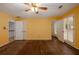 A charming bedroom with hardwood floors and bright walls at 1800 East Gate Dr, Smoke Rise, GA 30087