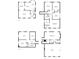 Detailed floor plan showcasing the layout of the home, including room dimensions and locations on different floors at 4819 Elam Rd, Stone Mountain, GA 30083