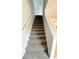 Carpeted stairway featuring painted risers and walls for a cozy feel at 120 Cedar Cliff Ct, Temple, GA 30179