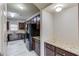 Modern kitchen features stainless appliances and ample cabinet space at 2045 Villa Spring Ct, Dacula, GA 30019