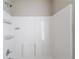 Bright Shower featuring white tile walls, shower head and modern fixtures at 2045 Villa Spring Ct, Dacula, GA 30019