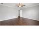 Bright bedroom featuring hardwood floors and natural light at 315 Stanyan Pl, Alpharetta, GA 30022