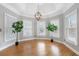Bright breakfast nook with natural light and hardwood floors at 315 Stanyan Pl, Alpharetta, GA 30022