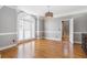 Inviting dining area with hardwood floors, ample natural light, and classic architectural details at 315 Stanyan Pl, Alpharetta, GA 30022