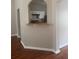 Open kitchen view showcasing white cabinets and a tile breakfast bar at 4423 Roche St, Atlanta, GA 30349