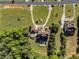 Expansive estate featuring a large home with a pool, circular drive, and lush landscaping at 150 White Tail Ct, Fayetteville, GA 30214