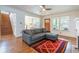 Open floor plan with staircase and a comfortable living room at 354 Greenwood Ave, Decatur, GA 30030