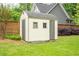 Backyard storage shed with double doors and two windows at 354 Greenwood Ave, Decatur, GA 30030