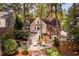 Charming backyard with patio, outdoor seating, and a beautiful backyard at 883 Wildwood Ne Rd, Atlanta, GA 30324