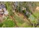 Aerial view of backyard including pool area at 883 Wildwood Ne Rd, Atlanta, GA 30324