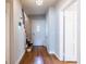 Open foyer with hardwood floors and staircase leading to the upper level of the house at 883 Wildwood Ne Rd, Atlanta, GA 30324