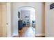 Living room with hardwood floors, archway, and stylish decor at 883 Wildwood Ne Rd, Atlanta, GA 30324