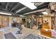 Spacious unfinished basement area with workout area, storage, and potential for customization at 85 Carroll Slough Rd, Kingston, GA 30145