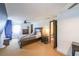 Comfortable bedroom with carpet floors, wooden furniture, and natural light, and a ceiling fan at 85 Carroll Slough Rd, Kingston, GA 30145