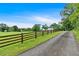 Long driveway and fenced pasture. Great for horses! at 85 Carroll Slough Rd, Kingston, GA 30145