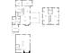 Complete floor plans showcasing the layout of the floors, including basement, first, and second floors at 85 Carroll Slough Rd, Kingston, GA 30145