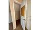 Walk-in closet with wire shelving, plush carpeting, and a white door at 2520 Legend Mill Run, Dacula, GA 30019