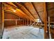 Spacious unfinished attic space with exposed rafters at 311 Ridge Hill Cir # 1, Marietta, GA 30064