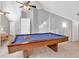 Bright game room with pool table and vaulted ceilings, perfect for entertaining at 3800 Macland Rd, Hiram, GA 30141
