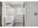Modern bathroom vanity with great natural light at 5125 Dahlonega Hwy, Cumming, GA 30028