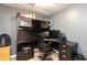 Office space with built-in shelving, drawers and desk, providing organized space for work or study at 4960 Old Yorkville Rd, Dallas, GA 30157