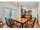 Open-concept kitchen with view of dining area at 1714 Parkhill Dr, Decatur, GA 30032