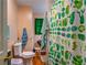 Bathroom showcasing a floral shower curtain and a toilet at 5955 Kemp Dr, Acworth, GA 30102