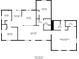 Detailed floor plan illustrating the layout of the home's living spaces at 5955 Kemp Dr, Acworth, GA 30102