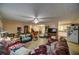 Open-concept living room, connected to dining and kitchen areas at 5955 Kemp Dr, Acworth, GA 30102