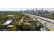 Aerial view showcasing the property's location near the Beltline and vibrant city skyline at 791 Wylie Se St # 1111, Atlanta, GA 30316