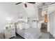 Cozy bedroom with vaulted ceiling, recessed lighting, and access to living area at 791 Wylie Se St # 1111, Atlanta, GA 30316
