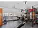 Well-equipped gym with modern exercise machines, weightlifting equipment, and ample natural light at 791 Wylie Se St # 1111, Atlanta, GA 30316