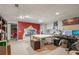 Spacious basement area with unique wall art and ample storage at 1414 Lynchburg Trce, Grayson, GA 30017