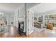Cozy living room with fireplace and ample natural light at 1414 Lynchburg Trce, Grayson, GA 30017